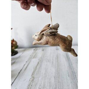 Walnut ridge Easter flying bunny rabbit vintage collectible porcelain angel cher